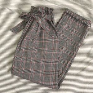 High Waisted Plaid pants